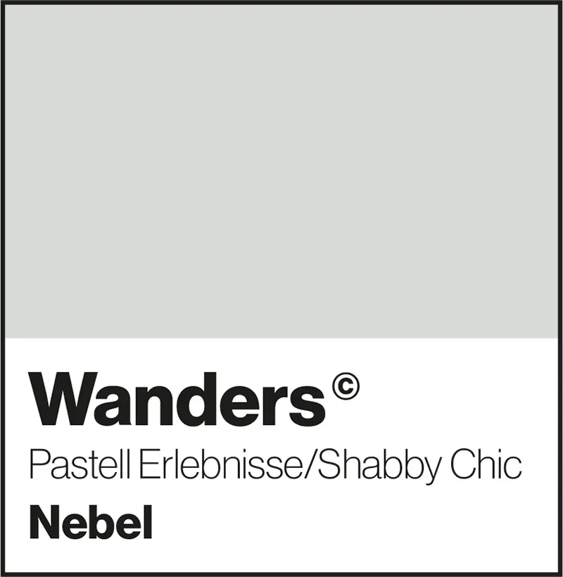 Wanders Nebel Pastellfarbe Shabby-Chic Wandfarbe