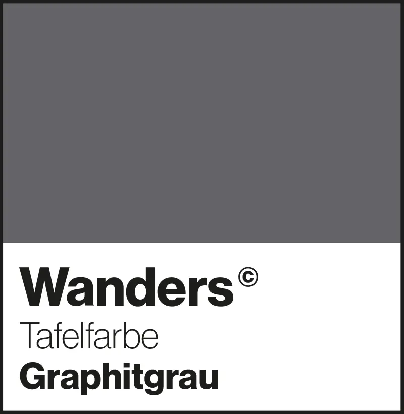 Wanders Graphitgrau Tafelfarbe Wandfarbe