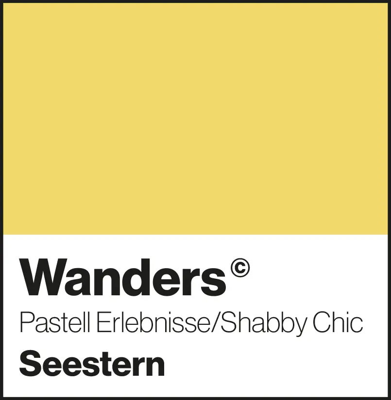 Wanders Seestern Pastellfarbe Shabby-Chic Wandfarbe