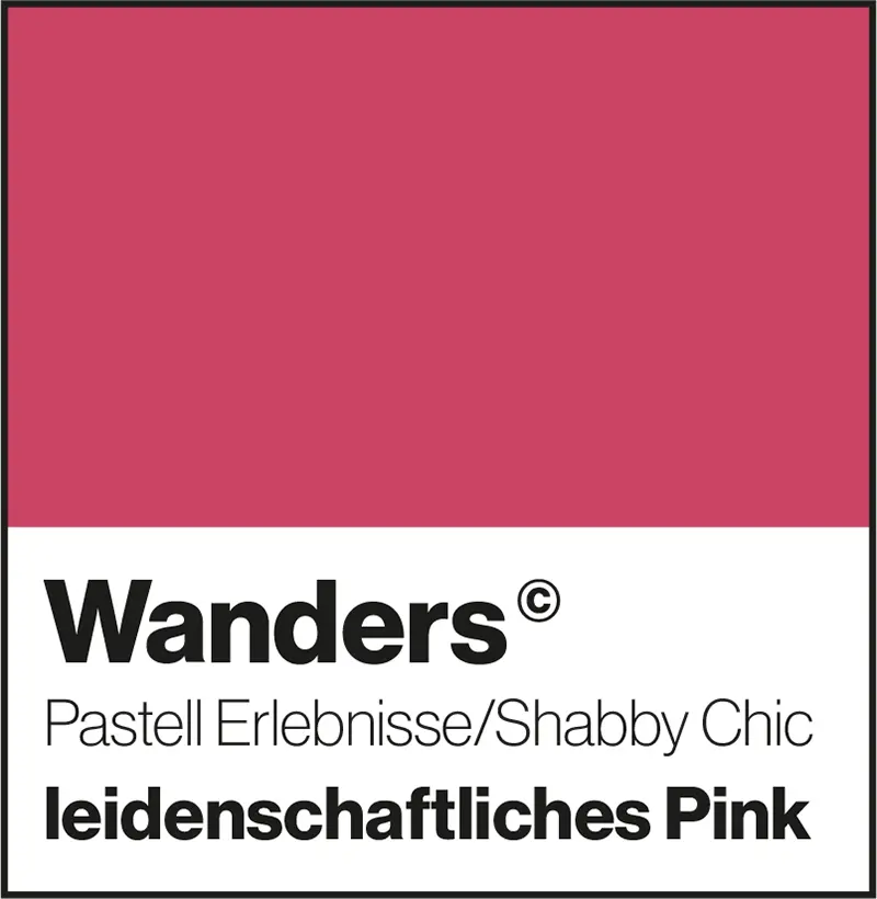 Wanders leidenschaftliches Pink Pastelfarbe Shabby Chic Wandfarbe