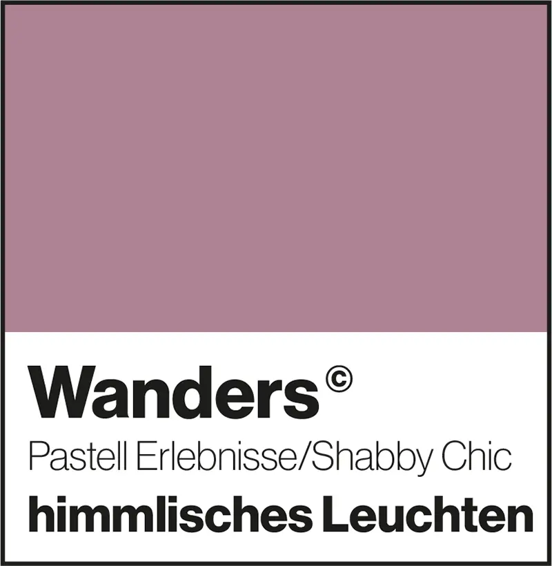 Wanders himmlisches Leuchten Pastellfarbe Shabby-Chic Wandfarbe