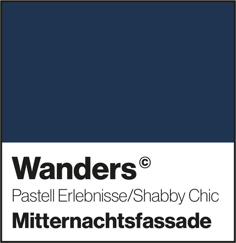 Wanders Mitternachtsfassade Pastellfarbe Shabby-Chic Wandfarbe
