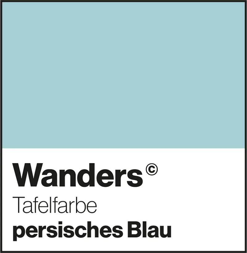 Wanders persisches Blau Tafelfarbe Wandfarbe