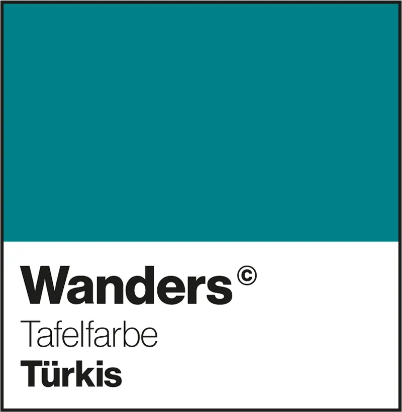 Wanders Türkis Tafelfarbe Wandfarbe